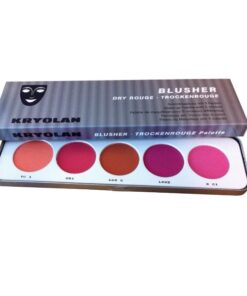 Kryolan blusher, palet met 5 kleuren