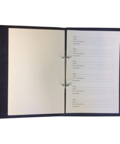 registerblad standaard | Bertis | Uitvaartbenodigdheden