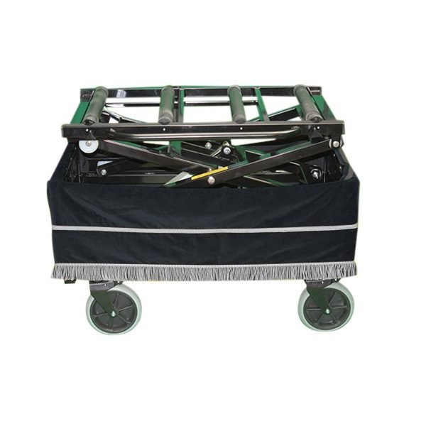 kleine kist trolley met kleedje | Bertis | Uitvaartbenodigdheden