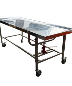 Mobiele wastafel voor de thanatopraxie